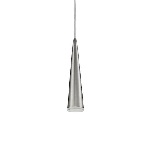 Kuzco Mina 12" LED Pendant, Brushed Nickel/Acrylic Diffuser - 401214BN-LED