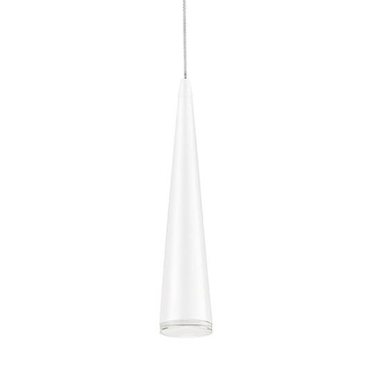 Kuzco Mina 12" LED Pendant, White/Acrylic Diffuser - 401214WH-LED