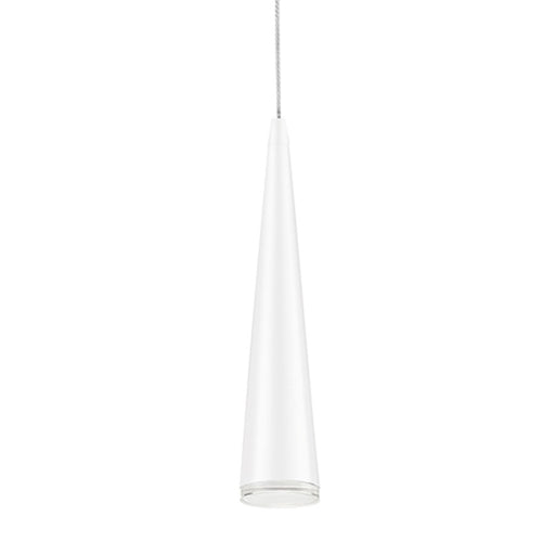 Kuzco Mina 12" LED Pendant, White/Acrylic Diffuser - 401214WH-LED