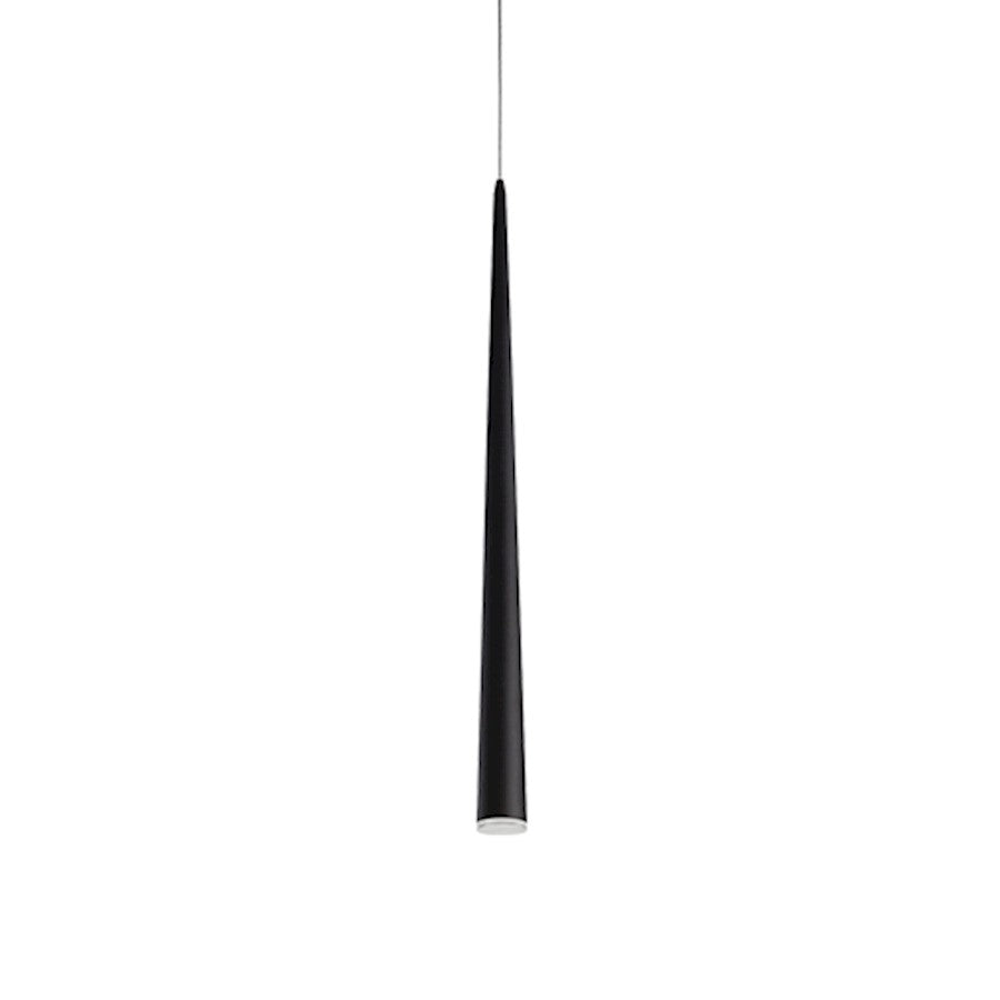 Kuzco Mina 36" LED Pendant, Black/Acrylic Diffuser - 401216BK-LED