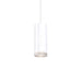 Kuzco Cameo 8" LED Pendant, White/Frosted Acrylic Diffuser - 401431WH-LED