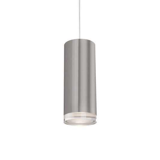 Kuzco Cameo 10" LED Pendant, Nickel/Frosted Acrylic Diffuser - 401432BN-LED