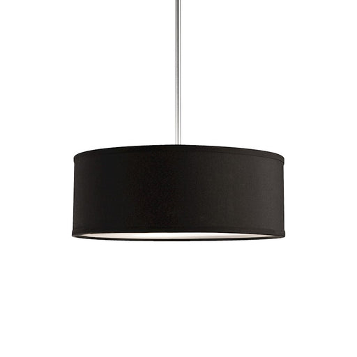 Kuzco Gregory 3 Light 15" Pendant, Black/White Acrylic Diffuser - 41073B