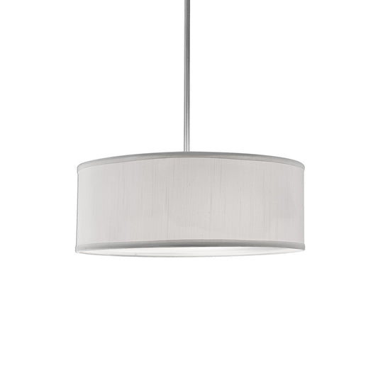 Kuzco Gregory 3 Light 15" Pendant, White/White Acrylic Diffuser - 41073W