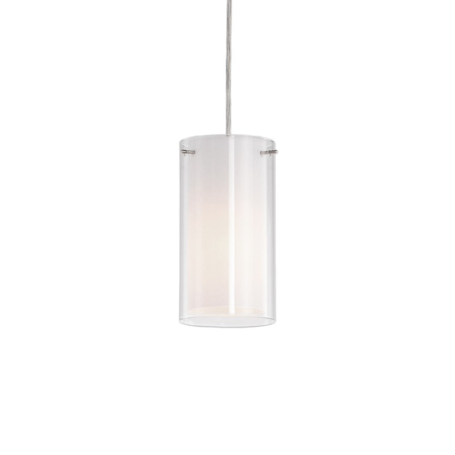 Kuzco Firenze 1 Light 4" Pendant, White/Opal or Mirror - 41311W