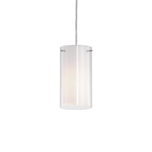 Kuzco Firenze 1 Light 4" Pendant, White/Opal or Mirror - 41311W