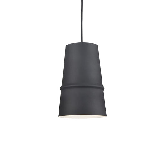 Kuzco Castor 1 Light 8" Pendant, Black - 492208-BK