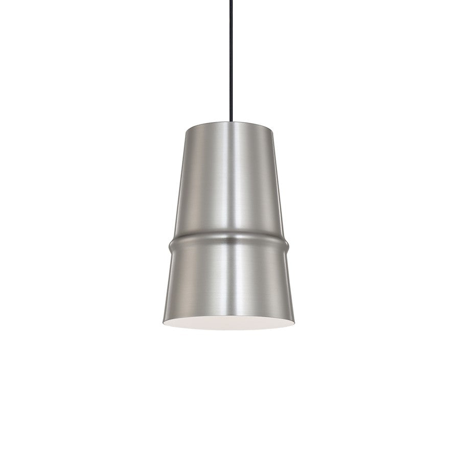 Kuzco Castor 1 Light 8" Pendant, Brushed Nickel - 492208-BN