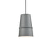 Kuzco Castor 1 Light 8" Pendant, Gray - 492208-GY