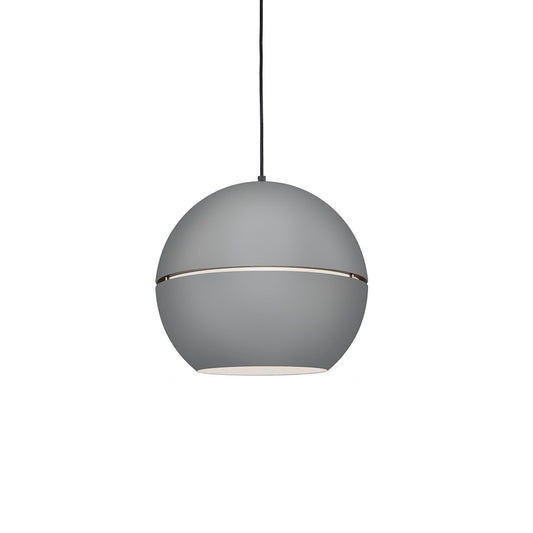 Kuzco Lucas 1 Light 16" Pendant, Gray - 494016-GY