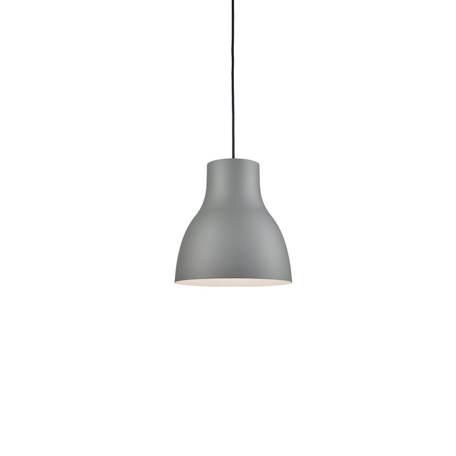 Kuzco Cradle 1 Light 13" Pendant, Gray - 494213-GY