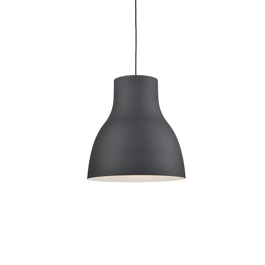 Kuzco Cradle 1 Light 24" Pendant, Black - 494224-BK