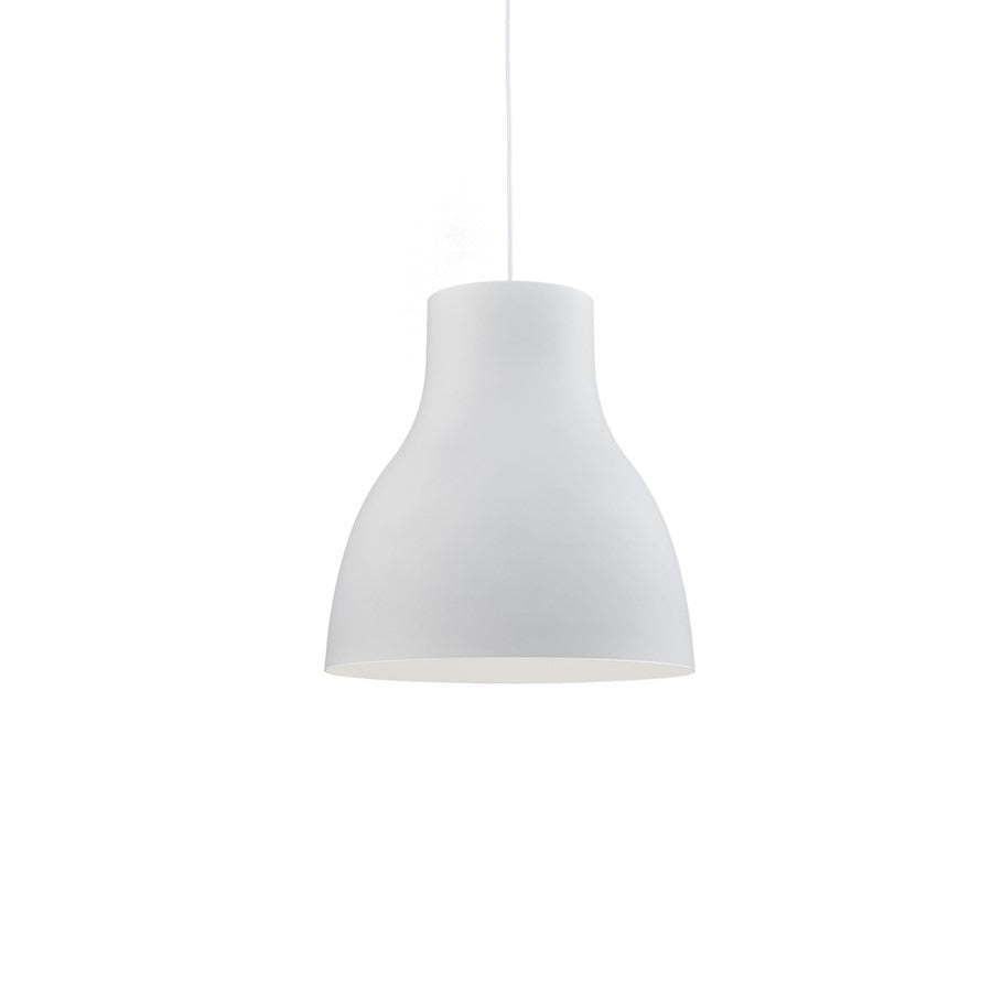 Kuzco Cradle 1 Light 24" Pendant, White - 494224-WH