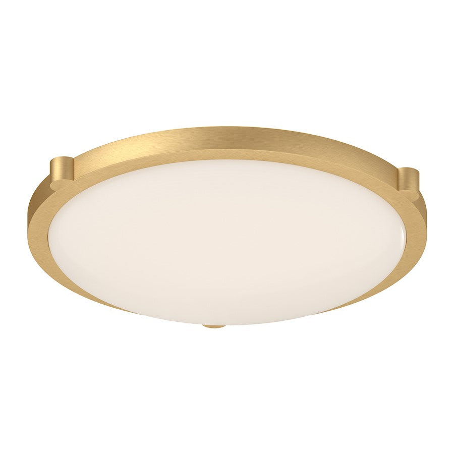 Kuzco Floyd 17" LED Flush Mount, Brushed Gold/Opal, 5CCT - 501122BG-LED-5CCT