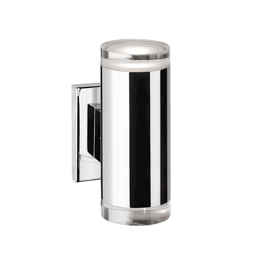 Kuzco Norfolk 8" LED Wall Sconce, Chrome/Frosted Acrylic Diffuser - 601432CH-LED