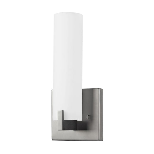 Kuzco Elizabeth 12" LED Wall Sconce, Brushed Nickel/Opal - 601484BN-LED