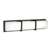 Kuzco Watford 25" LED Vanity, Black/Frosted Interior Clear - 701313BK-LED