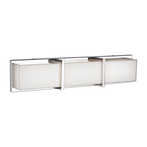 Kuzco Watford 25" LED Vanity, Chrome/Frosted Interior Clear - 701313CH-LED