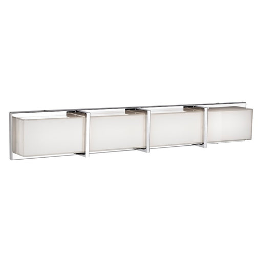 Kuzco Watford 35" LED Vanity, Chrome/Frosted Interior Clear - 701314CH-LED