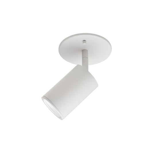 Kuzco Barclay 1 Light 3" Semi Flush Mount, White - 81711-WH