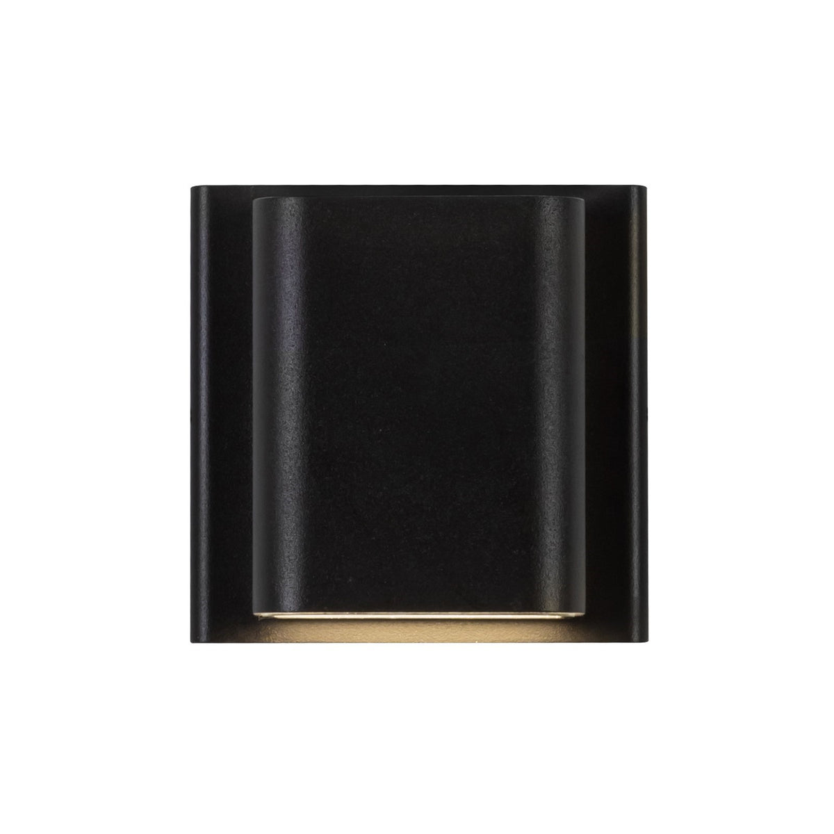 Kuzco Tolan 4in 1-Light Wall Sconce | Modern Black Aluminum and Clear Glass | Outdoor Entryway & Patio | 750lm 3CCT 90CRI | Model AT48403-BK-UNV-3CCT