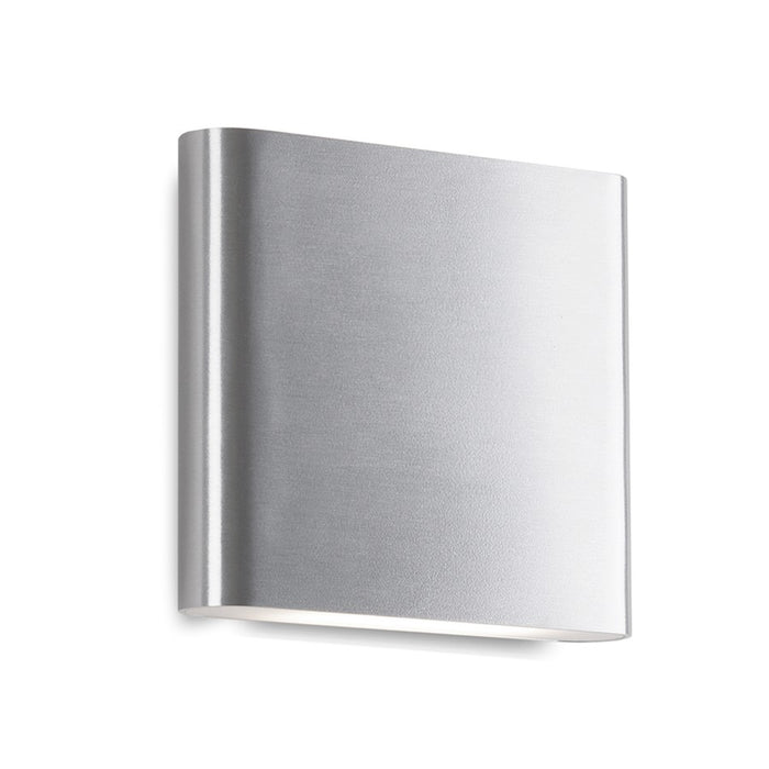 Kuzco Slate LED All Terior Wall Sconce, Brushed Nickel/Frosted - AT6506-BN
