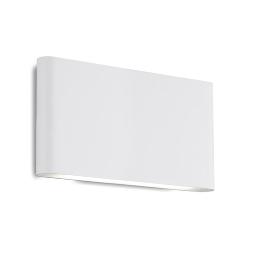 Kuzco Slate 10" LED 15W All Terior W15W All Sconce, White/Frosted - AT6510-WH