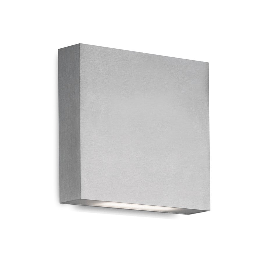 Kuzco Mica LED All Terior Wall Sconce, Brushed Nickel/Frosted - AT6606-BN