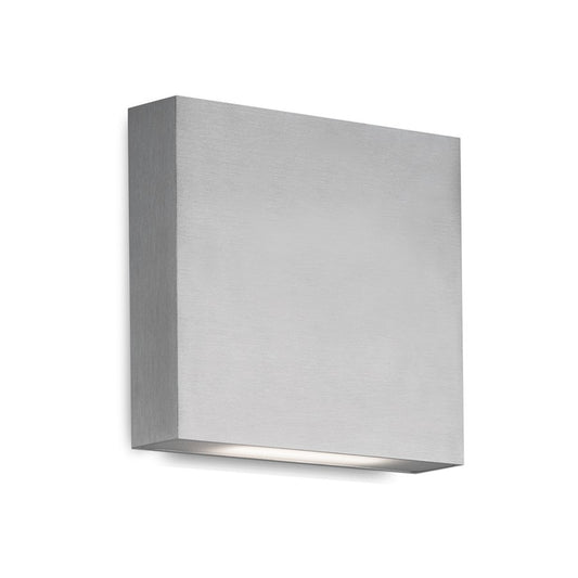 Kuzco Mica LED All Terior Wall Sconce, Brushed Nickel/Frosted - AT6606-BN