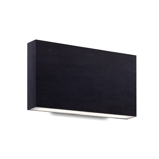Kuzco Mica 10" LED All Terior Wall Sconce, Black/Frosted - AT67010-BK