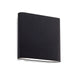 Kuzco Slate 6" LED All Terior Wall Sconce, Black/Frosted - AT68006-BK