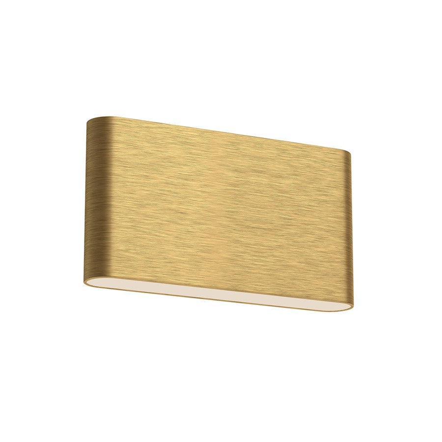 Kuzco Slate 10" LED Wall Sconce/13W, Brushed Gold - AT68010-BG-UNV