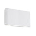Kuzco Slate 10" LED 13W All Terior W13W All Sconce, White/Frosted - AT68010-WH