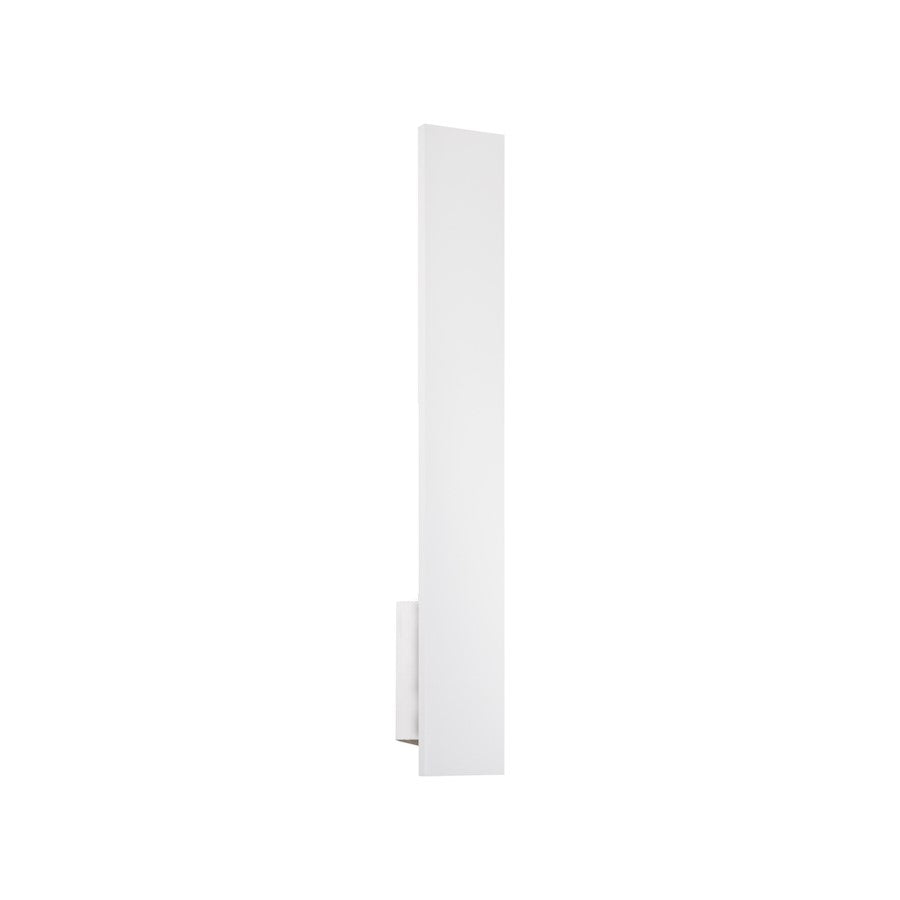 Kuzco Vesta 24" LED All Terior Wall Sconce, White/Frosted - AT7924-WH