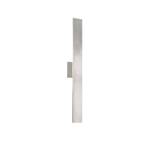 Kuzco Vesta 28" LED All Terior Wall Sconce, Brushed Nickel/Frosted - AT7928-BN