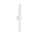Kuzco Vesta 28" LED All Terior Wall Sconce, White/Frosted - AT7928-WH