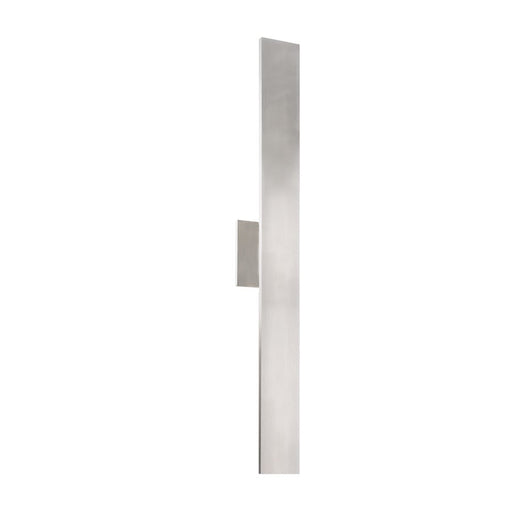 Kuzco Vesta 35" LED All Terior Wall Sconce, Brushed Nickel/Frosted - AT7935-BN