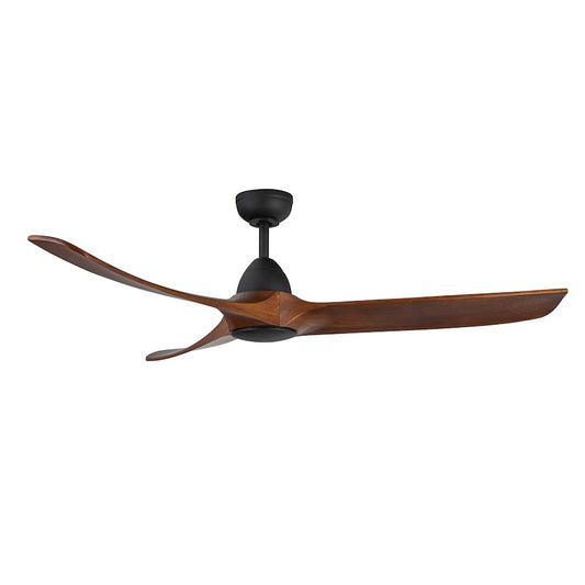 Kuzco Baylor 60" LED Ceiling Fan, Matte Black/Dark Walnut - CF77860-MB-DW