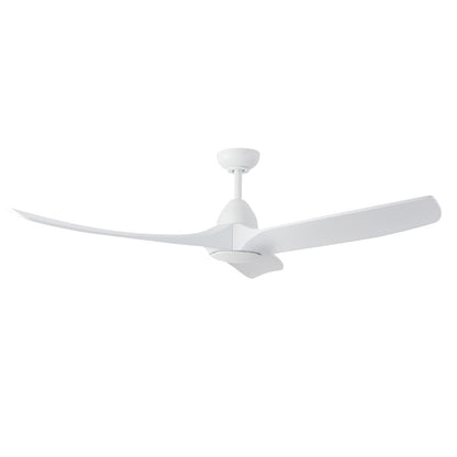 Haus Appeal Langley 60in Ceiling Fan | White Steel and Natural Oak Wood Blades | Living Room & Family Room | 60 x 60 x 15 in | Model CF77860-WH
