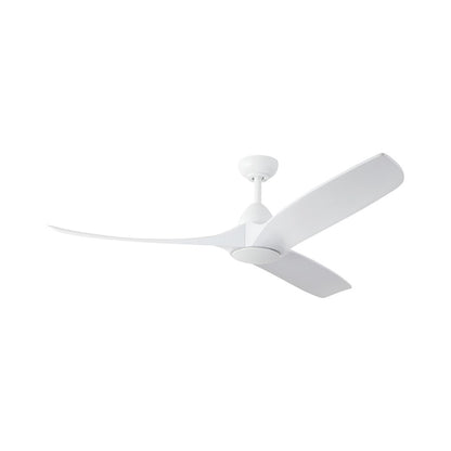 Haus Appeal Langley 60in Ceiling Fan | White Steel and Natural Oak Wood Blades | Living Room & Family Room | 60 x 60 x 15 in | Model CF77860-WH