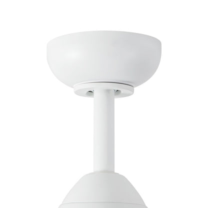 Haus Appeal Langley 60in Ceiling Fan | White Steel and Natural Oak Wood Blades | Living Room & Family Room | 60 x 60 x 15 in | Model CF77860-WH