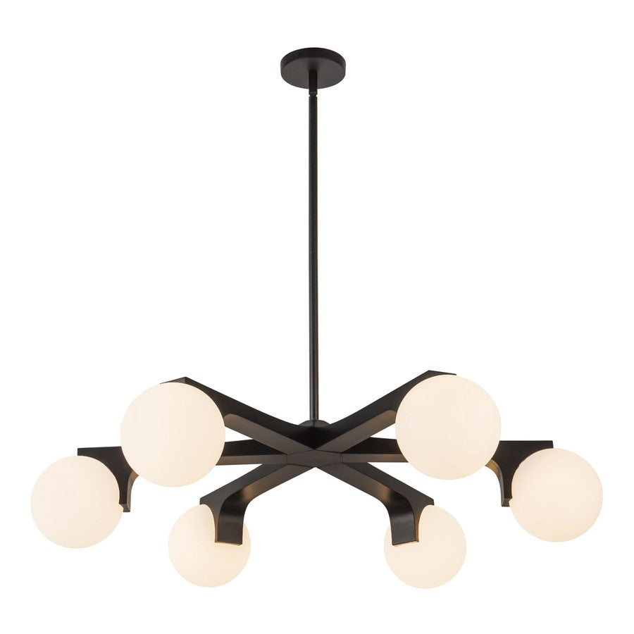 Kuzco Briar 37" Blk Chandelier, Blk - CH11537-BK