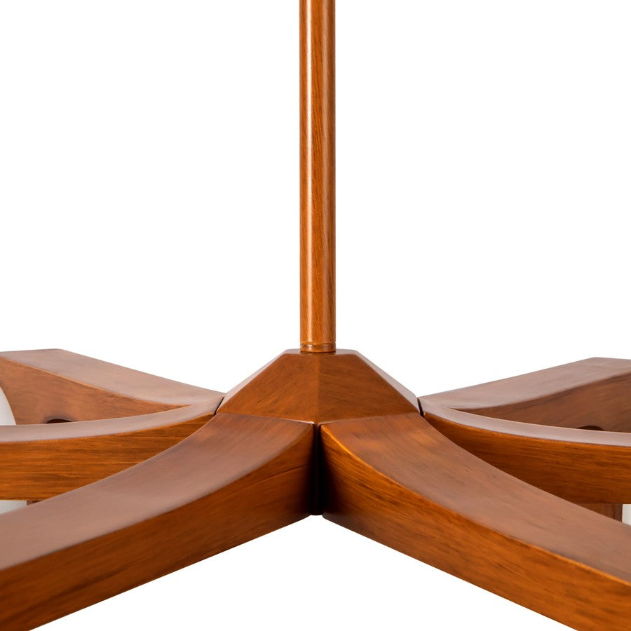 Kuzco Briar 37" Brown Chandelier, Teak