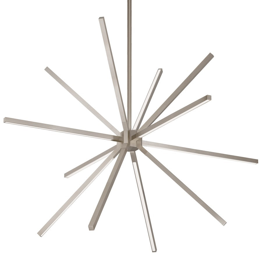 Kuzco Sirius Minor 32" LED Chandelier, Nickel/White Acrylic - CH14232-BN