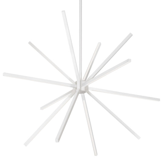 Kuzco Sirius Minor 32" LED Chandelier, White/White Acrylic Diffuser - CH14232-WH