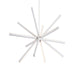 Kuzco Sirius 48" LED Chandelier, White/White Acrylic Diffuser - CH14348-WH