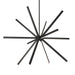 Kuzco Sirius 56" LED Chandelier, Black/White Acrylic Diffuser - CH14356-BK