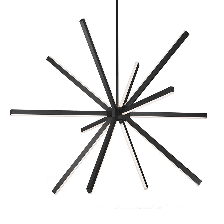 Kuzco Sirius 56" LED Chandelier, Black - CH14356-BK-UNV