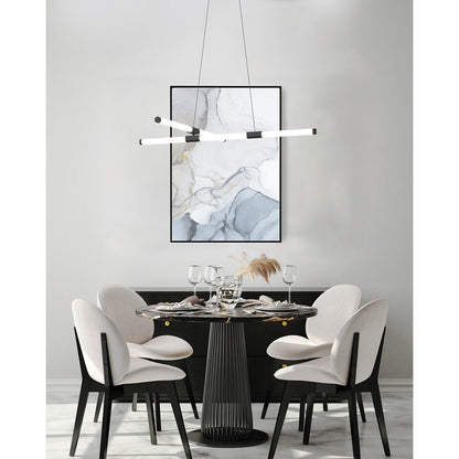 Kuzco Akari 48" LED Chandelier, Black
