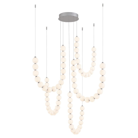 Kuzco Akoya 80 Lt Slvr Dim LED Chandelier, Chrome - CH321805CH